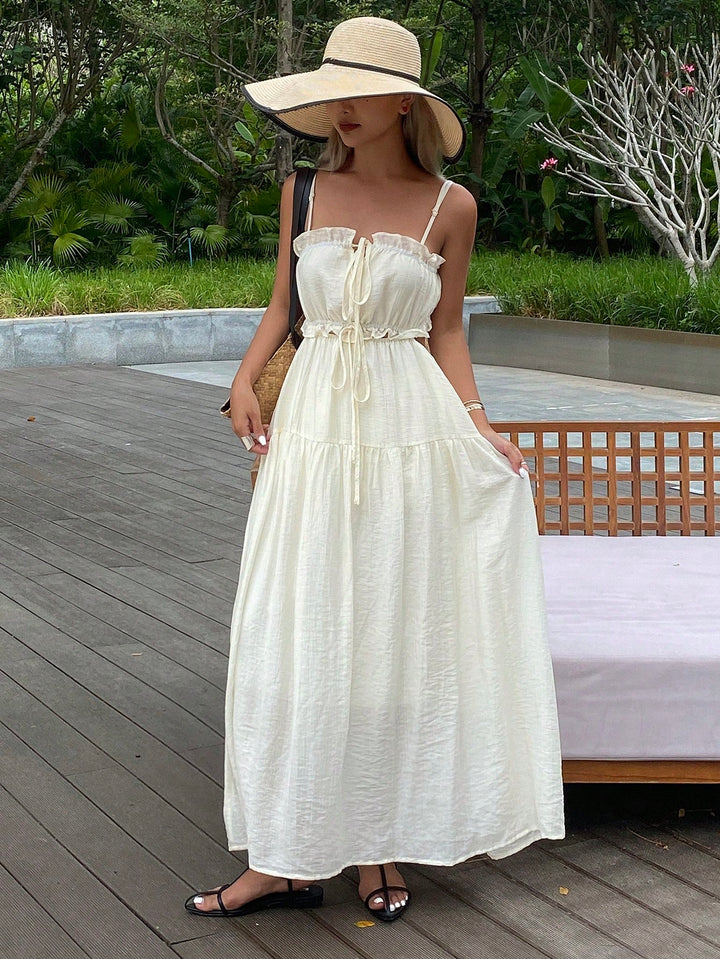 Rochie maxi SHEIN, portocaliu