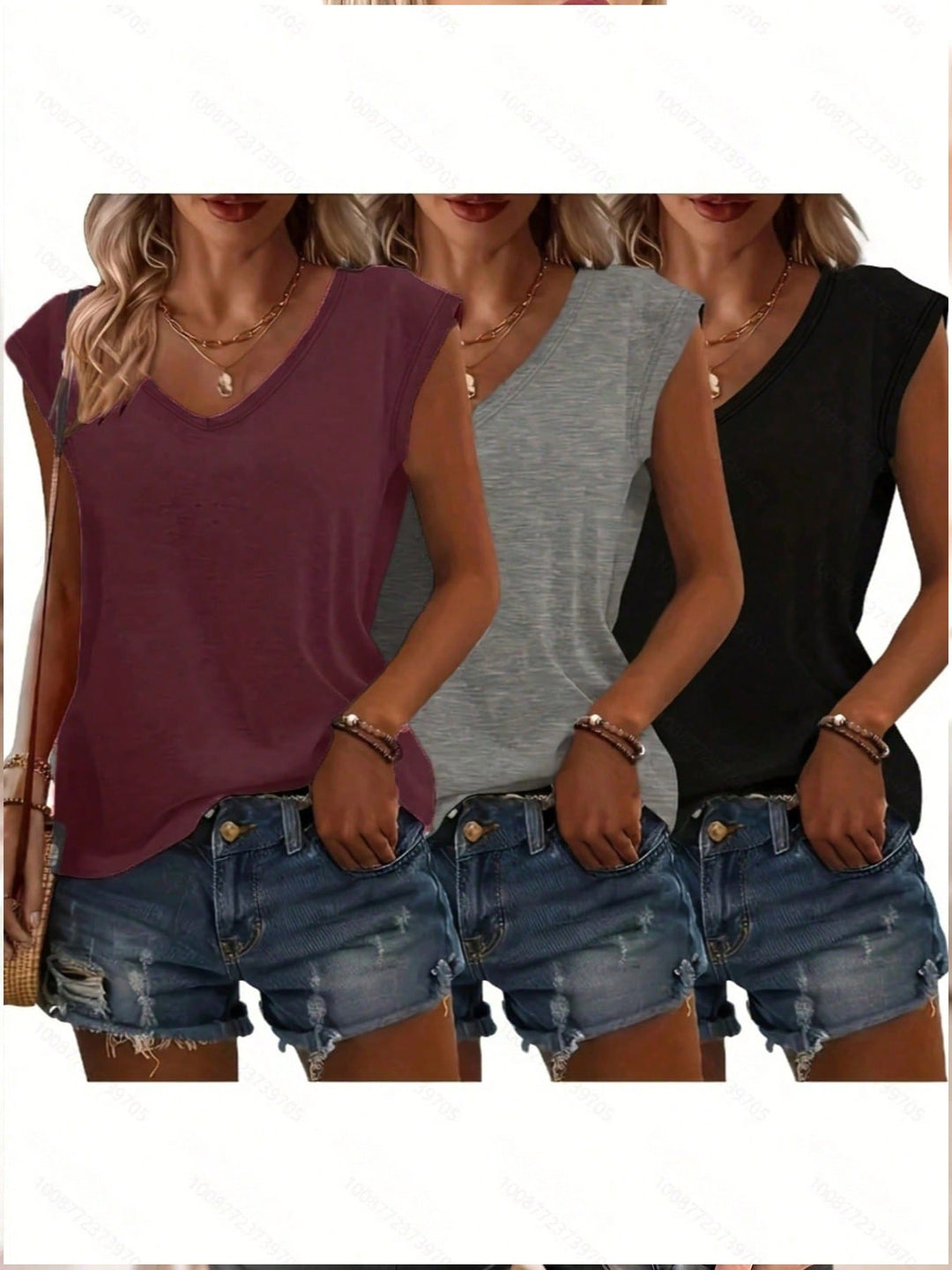 Tricou SHEIN, mix culori