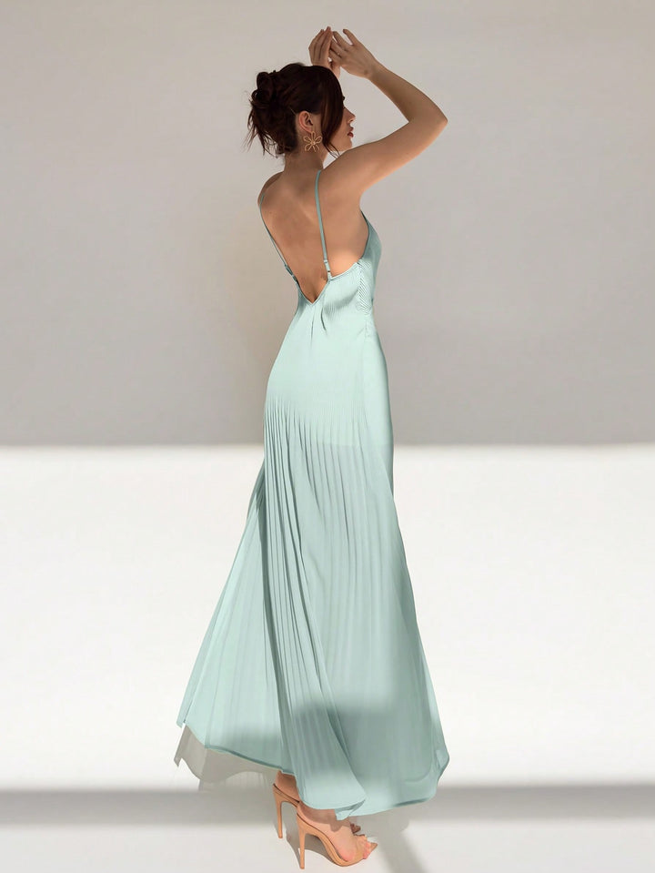 Rochie maxi SHEIN, verde