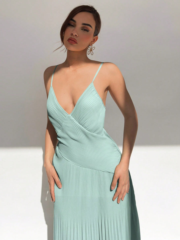 Rochie maxi SHEIN, verde