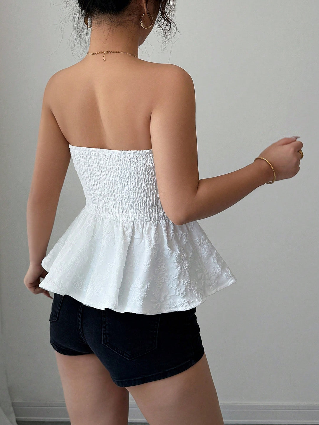 Top SHEIN, alb