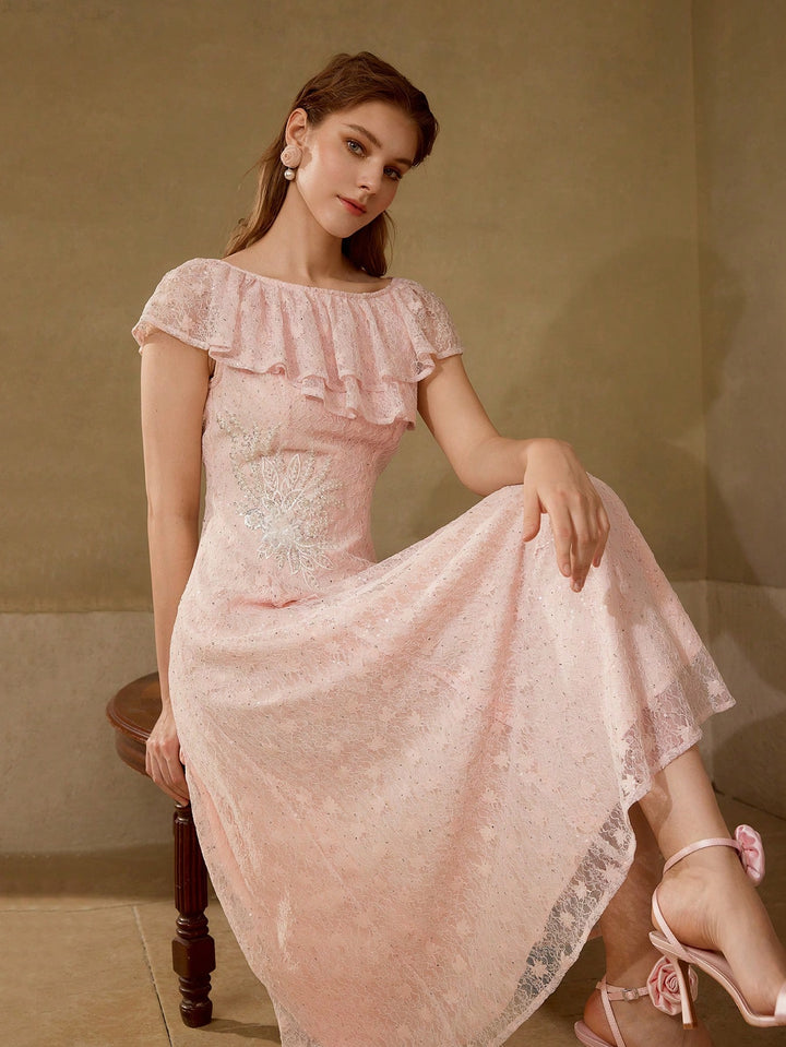 Rochie de ocazie SHEIN, roz