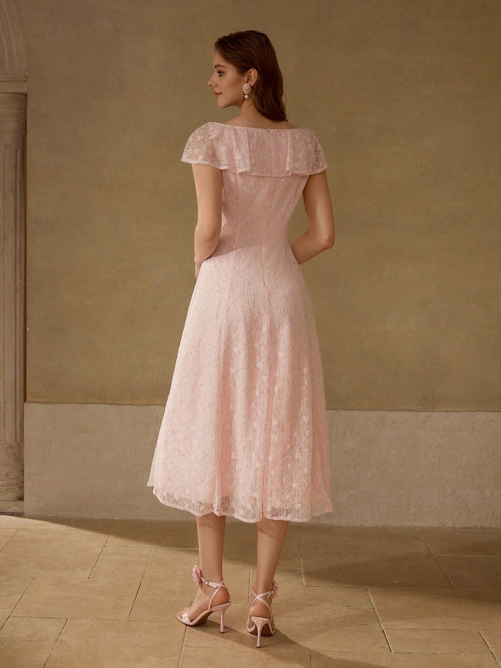 Rochie de ocazie SHEIN, roz