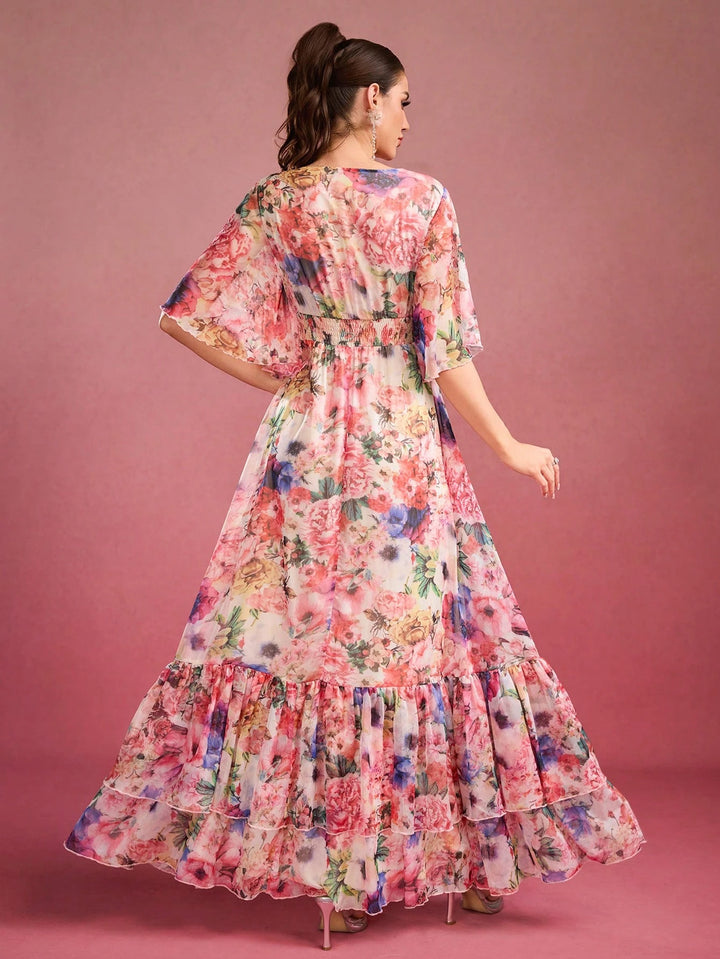 Rochie maxi SHEIN, mix culori