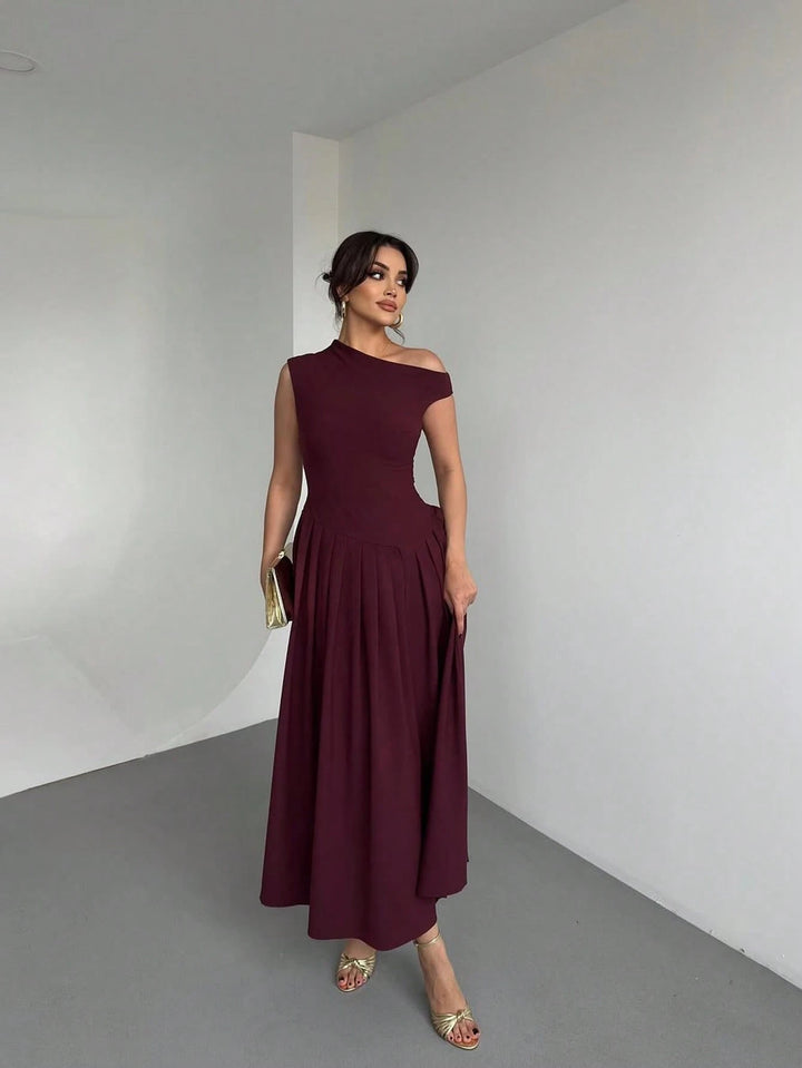 Rochie maxi SHEIN, vișiniu