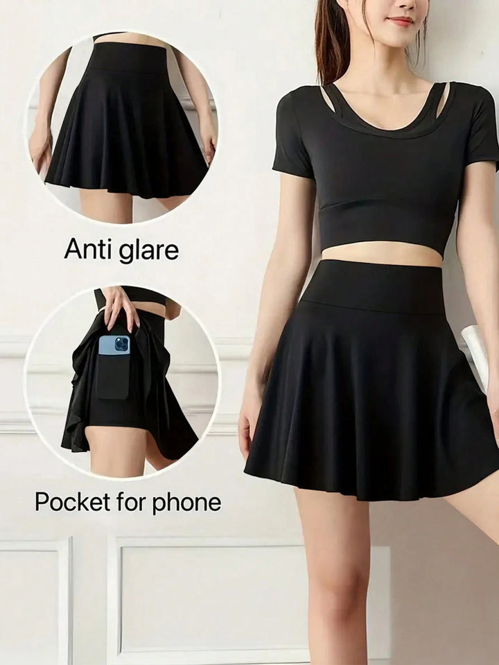 Fustă mini SHEIN, negru