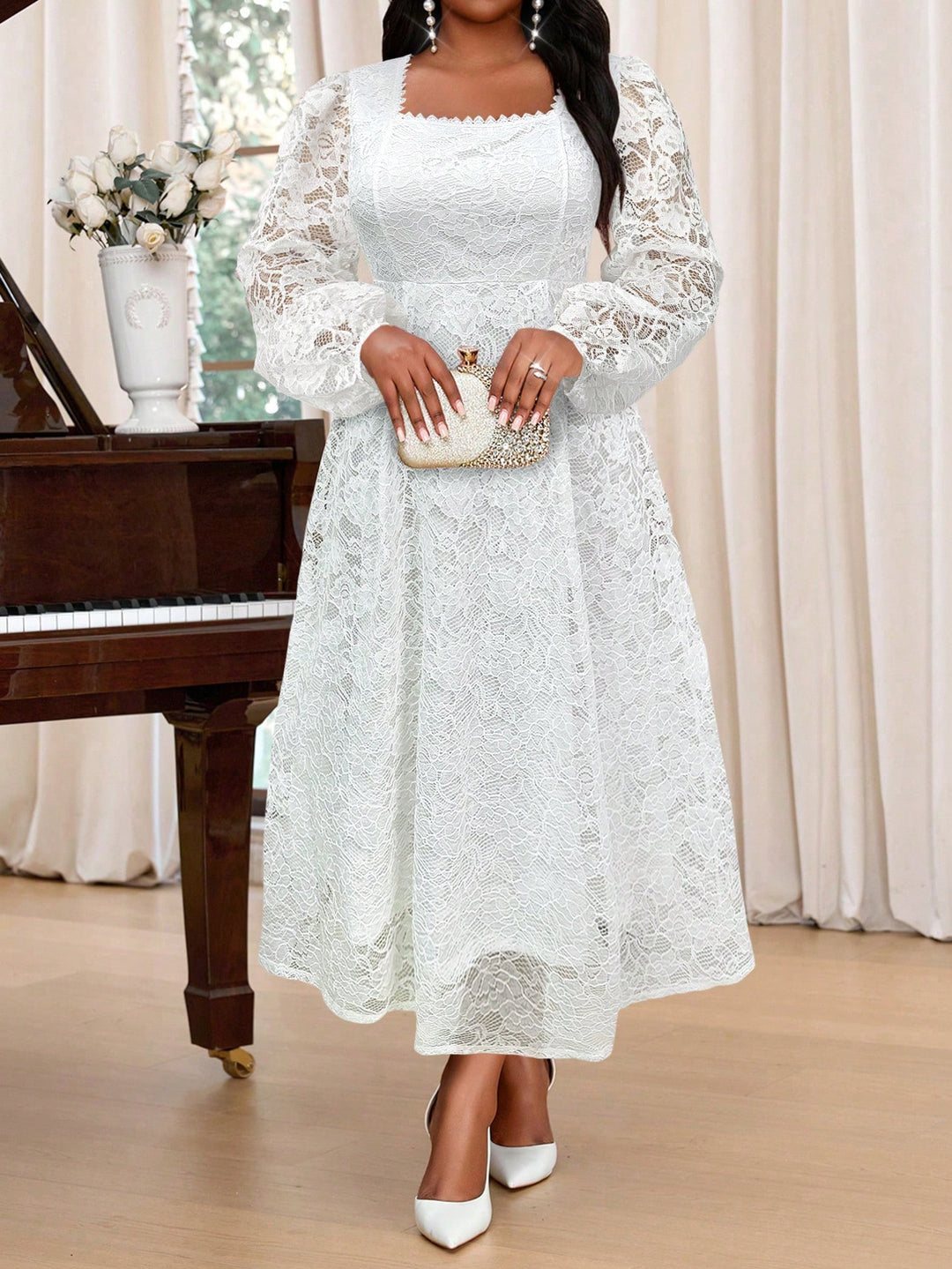 Rochie SHEIN, alb