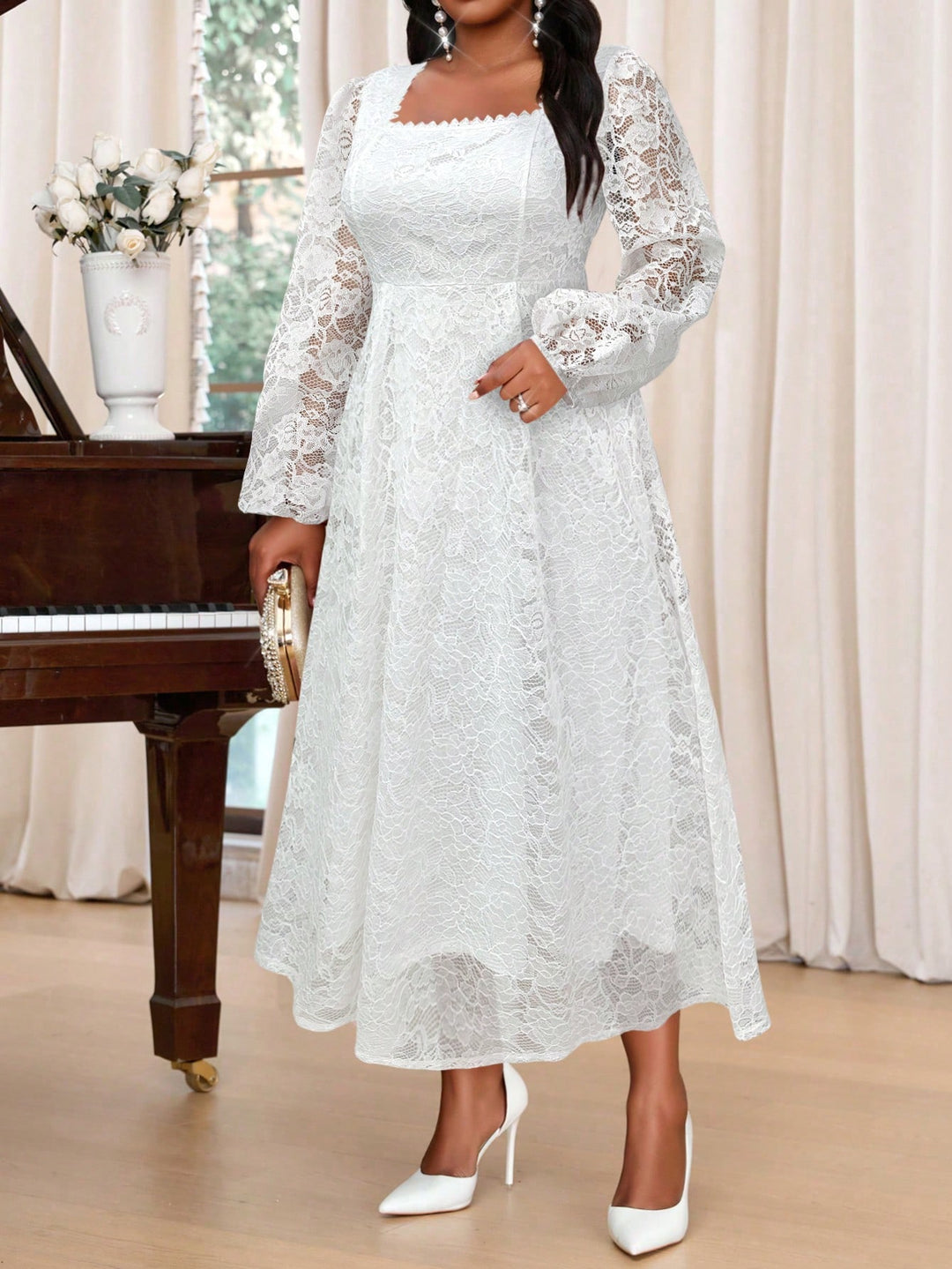 Rochie SHEIN, alb