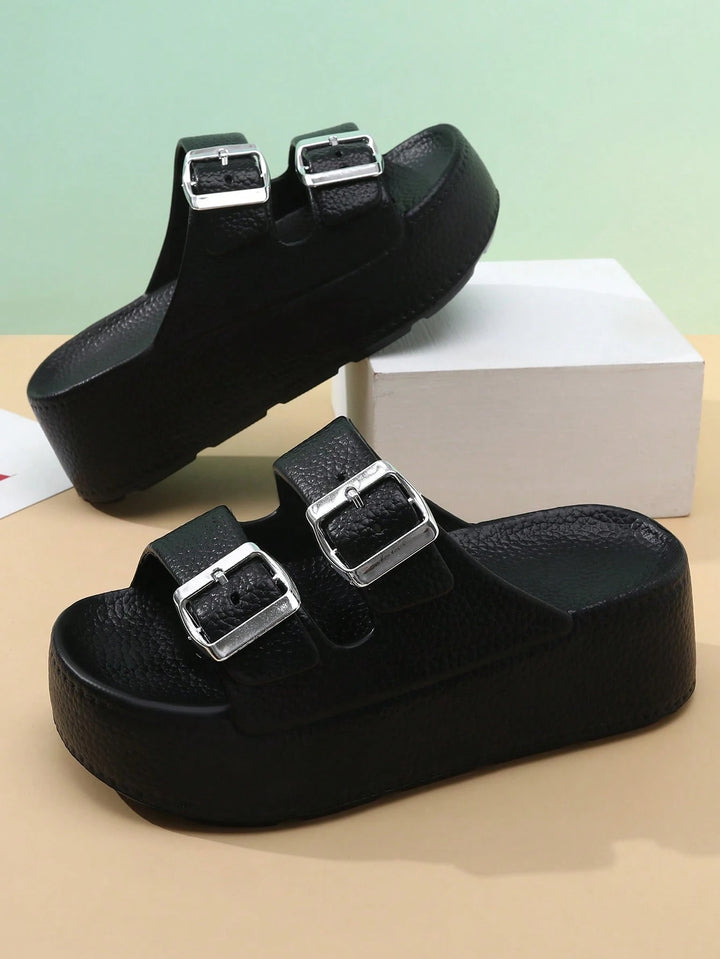 SHEIN papucs, fekete