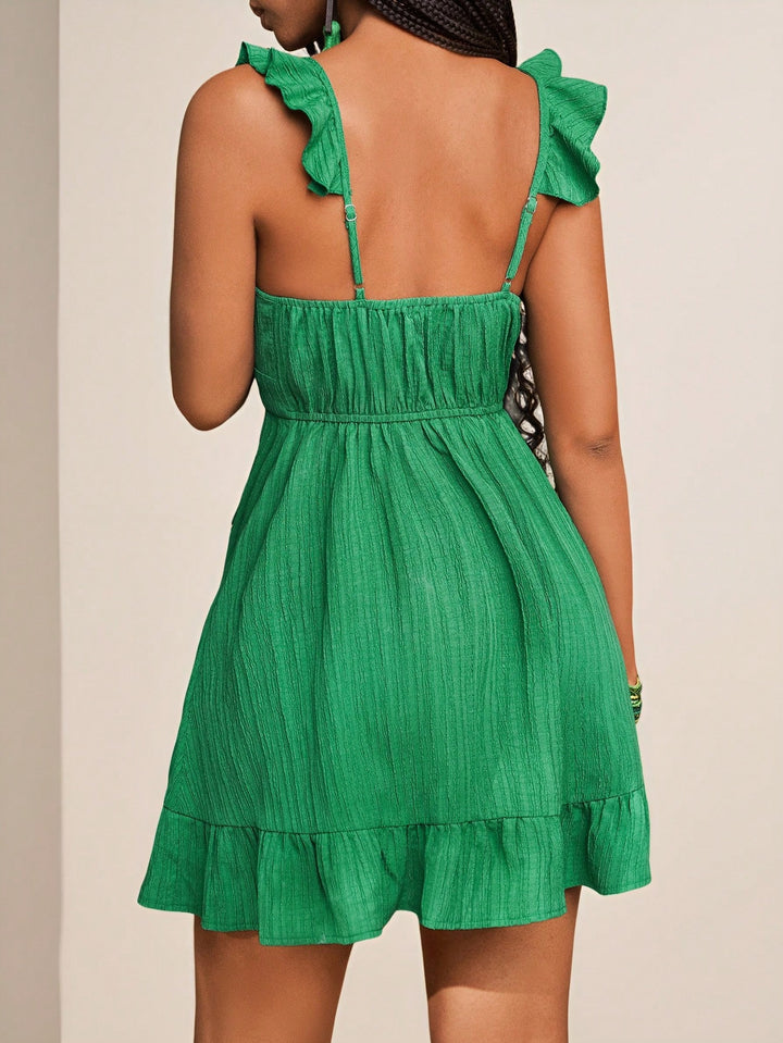 Rochie mini SHEIN, verde