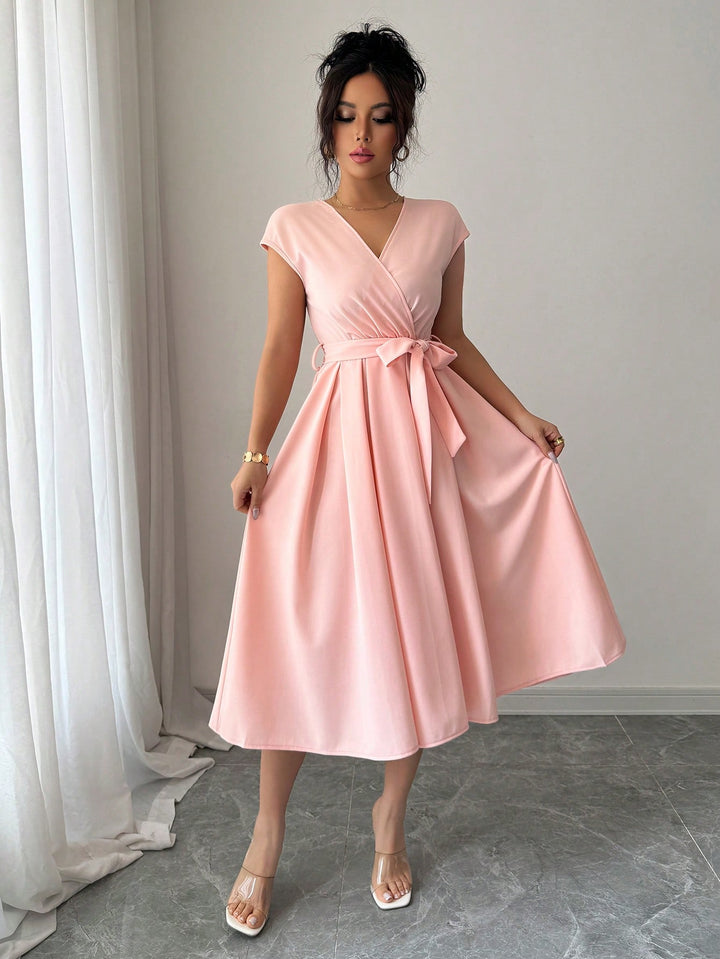 Rochie midi SHEIN, roz