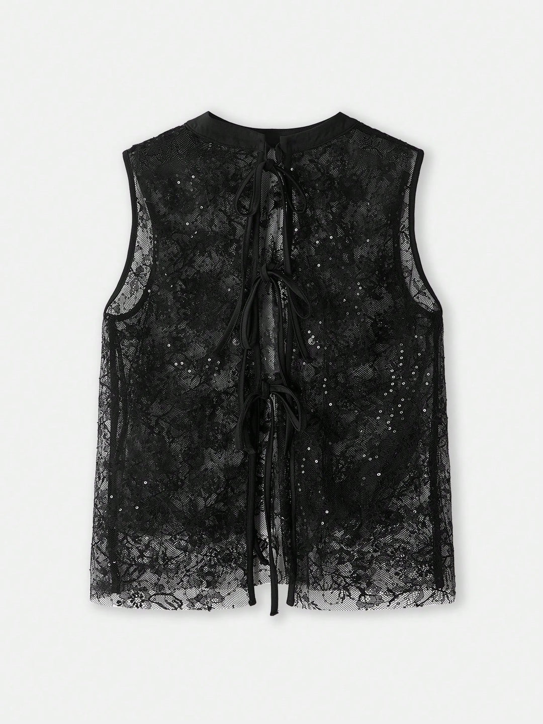 Shein top, fekete