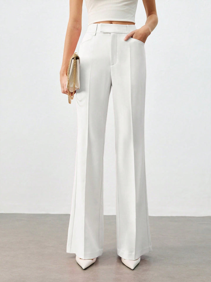 Pantalon SHEIN, alb