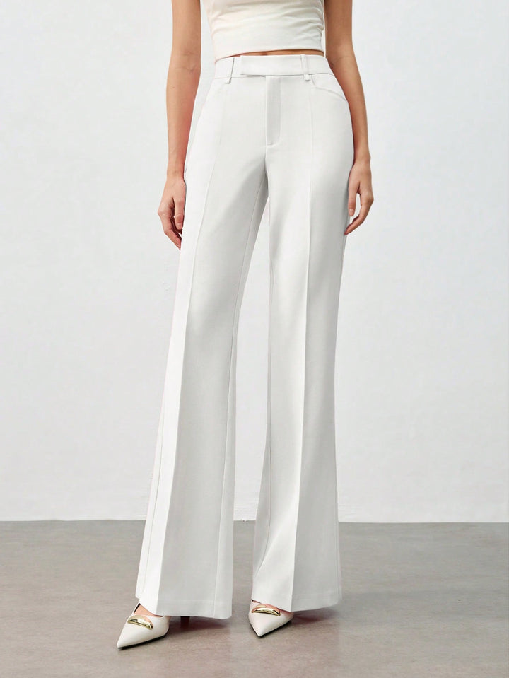 Pantalon SHEIN, alb