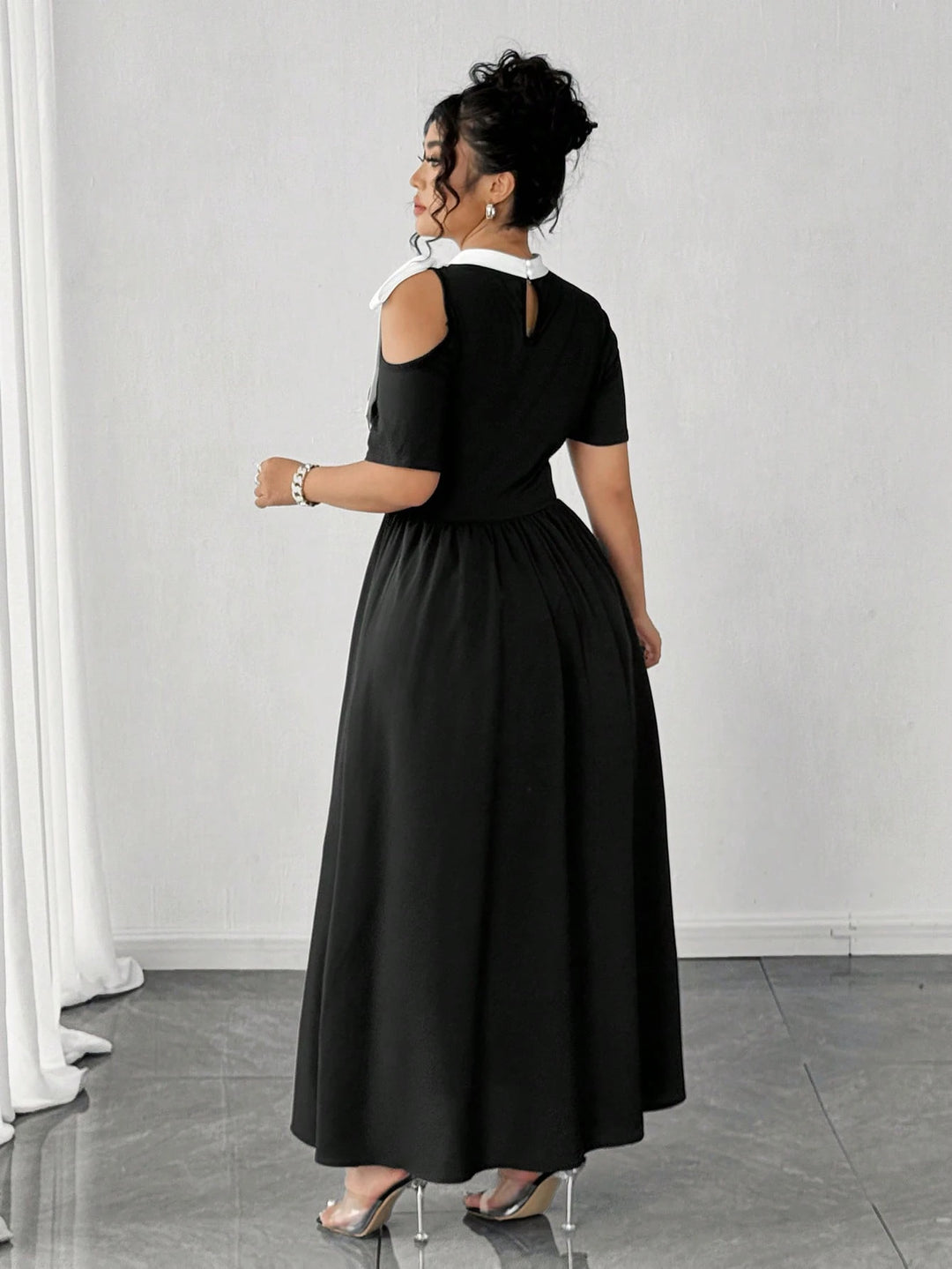 Rochie maxi SHEIN, negru