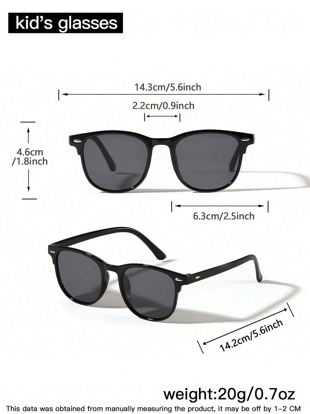 Ochelari fashion SHEIN, negru