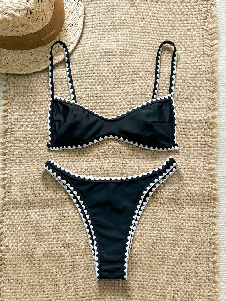 Set bikini SHEIN, negru