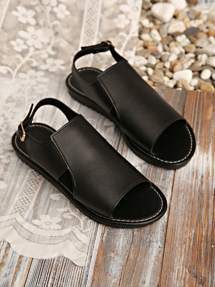 Sandale SHEIN, negru