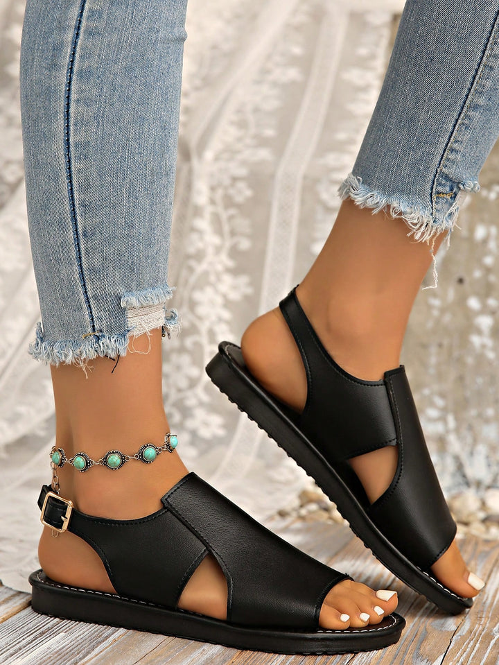 Sandale SHEIN, negru