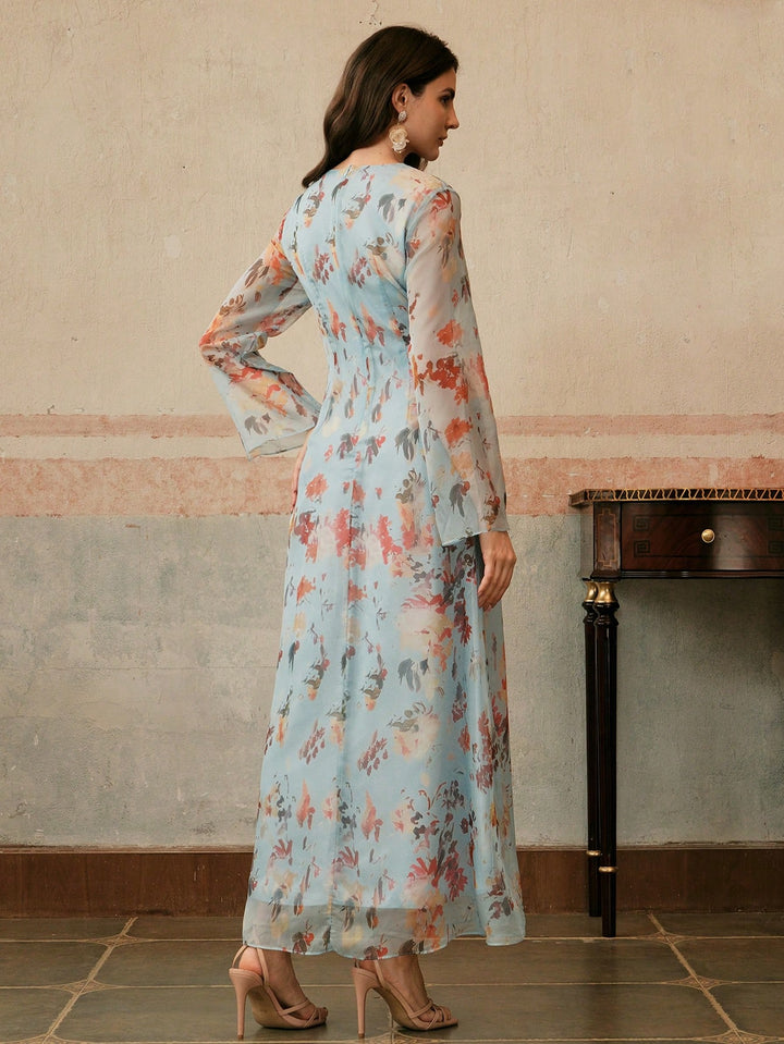 Rochie maxi SHEIN, albastru