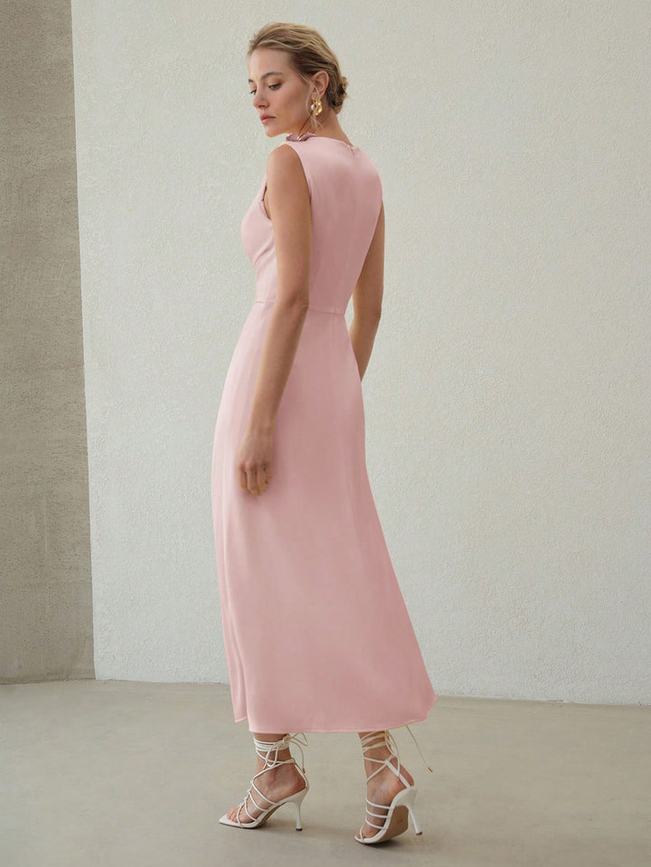 Rochie midi SHEIN, roz