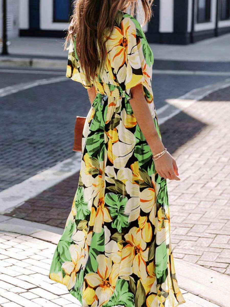 Rochie maxi SHEIN, mix culori