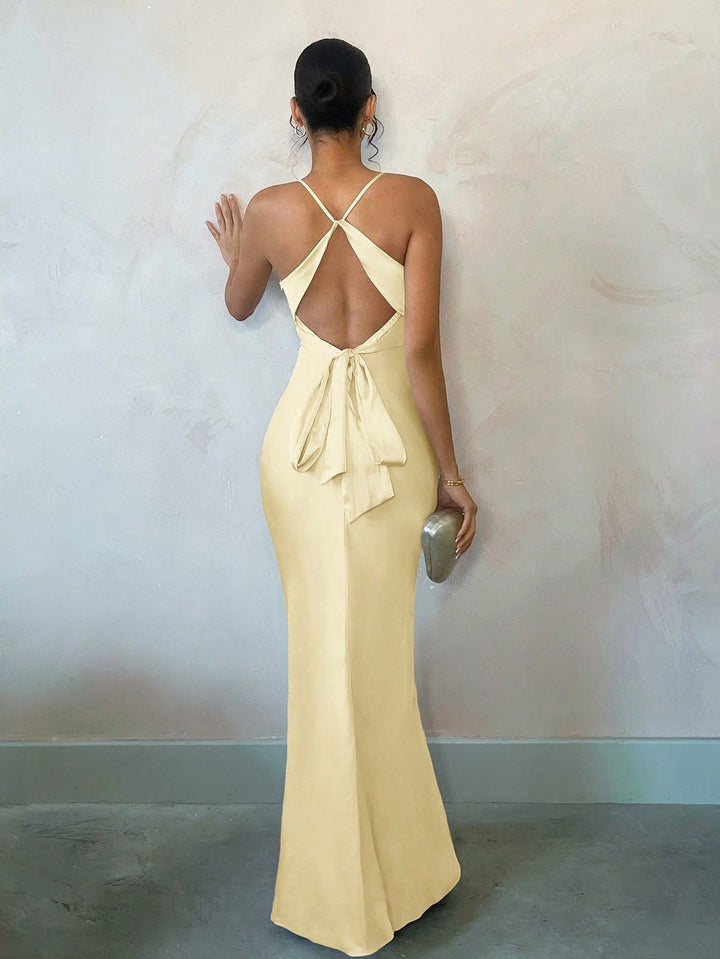 Rochie maxi SHEIN, galben