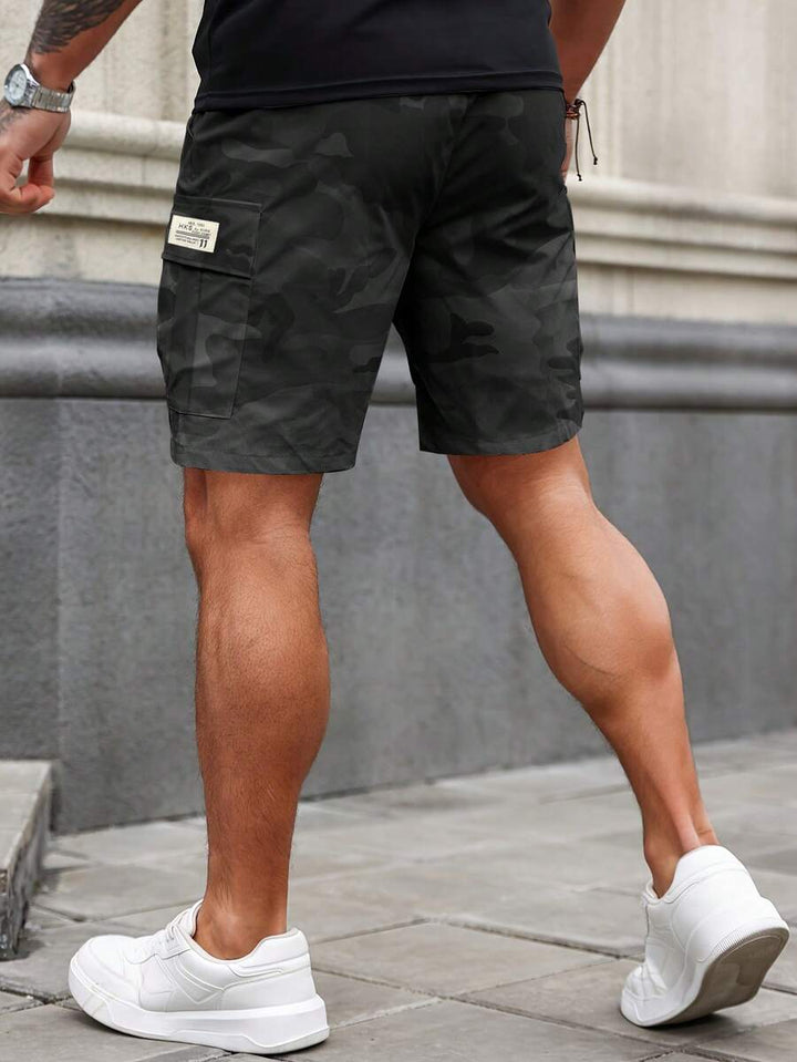 Pantaloni scurți SHEIN, negru