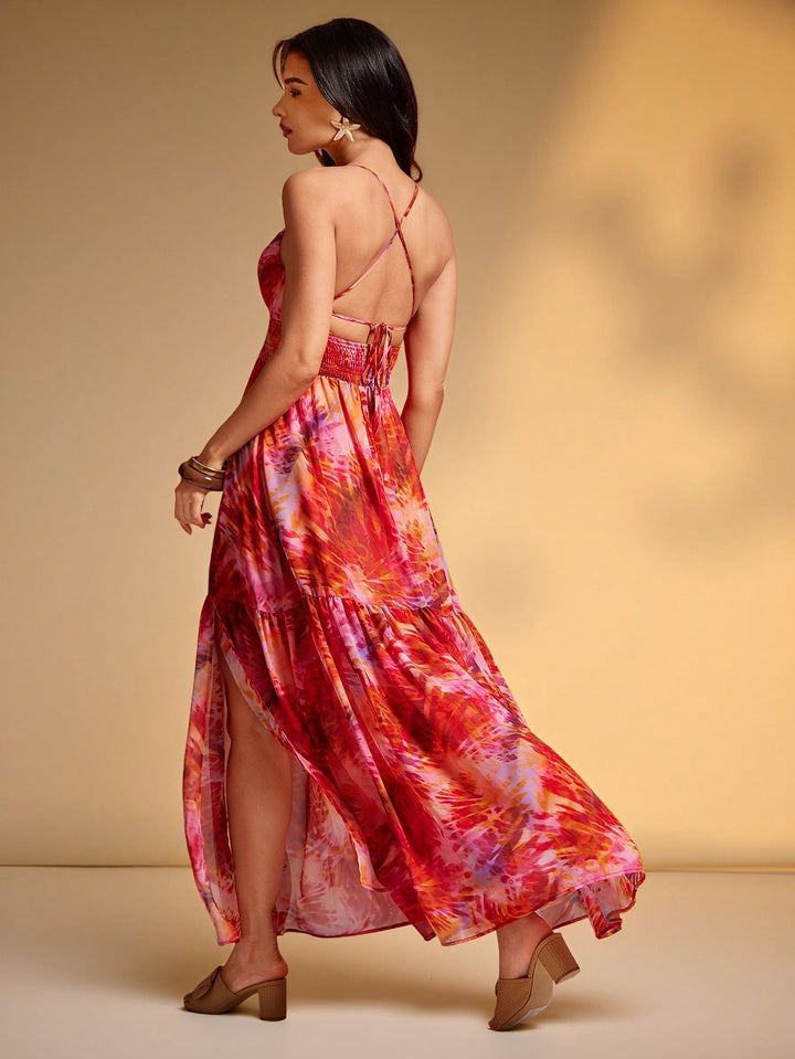 Rochie maxi SHEIN, mix culori