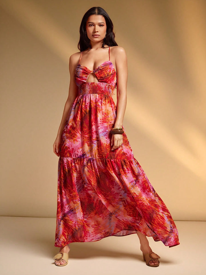 Rochie maxi SHEIN, mix culori