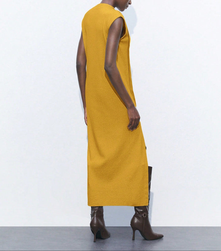 Rochie maxi Shein, galben