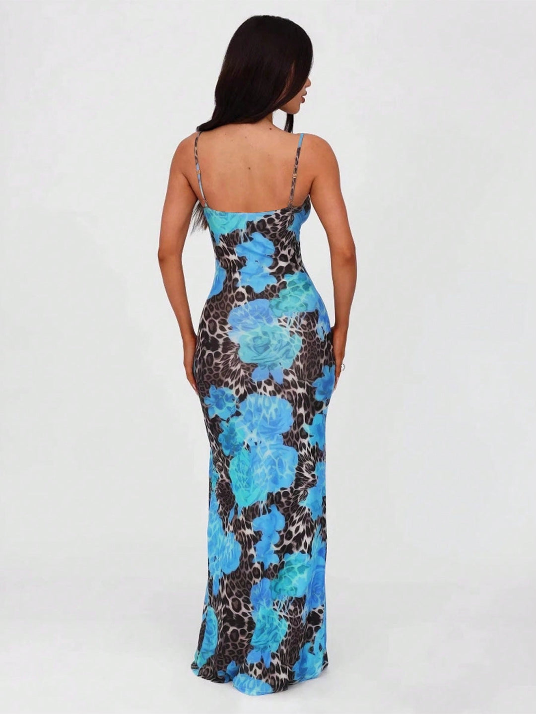 Rochie maxi SHEIN, mix culori