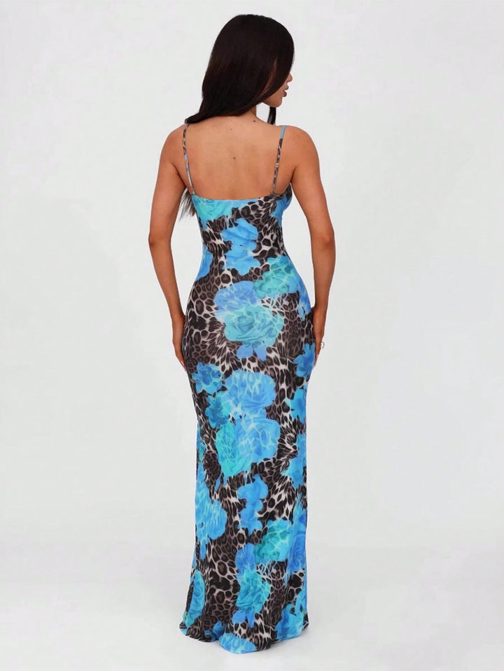 Rochie maxi SHEIN, mix culori