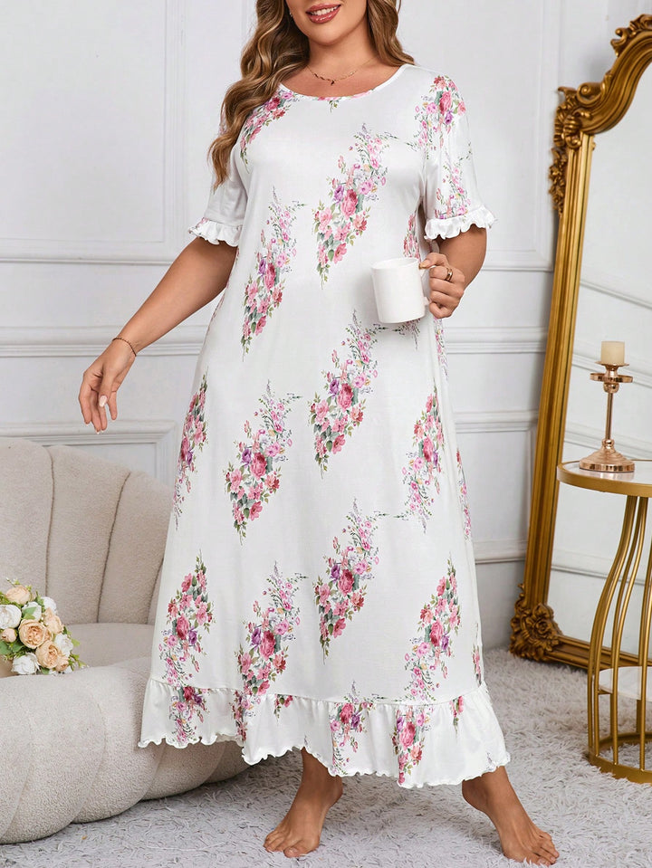 Rochie de noapte SHEIN, alb