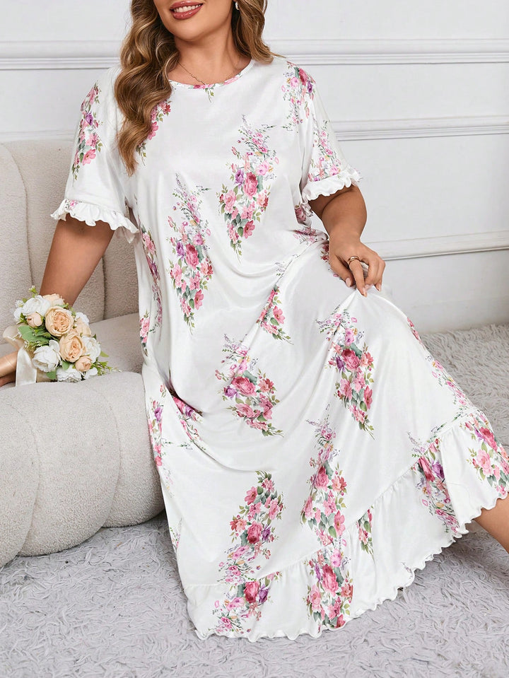 Rochie de noapte SHEIN, alb