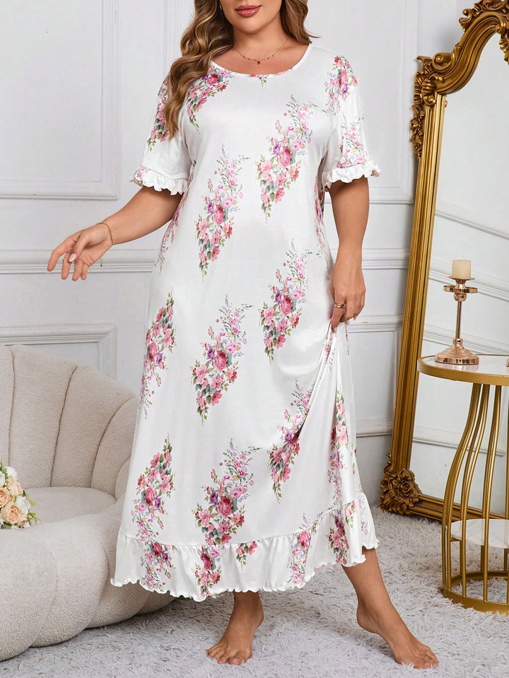 Rochie de noapte SHEIN, alb