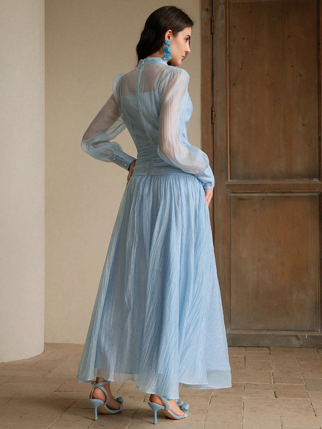 Rochie maxi SHEIN, albastru