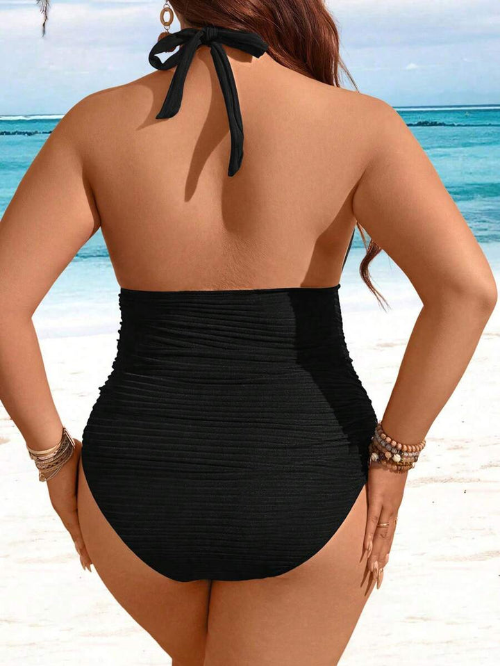 Costum de baie întreg SHEIN, negru