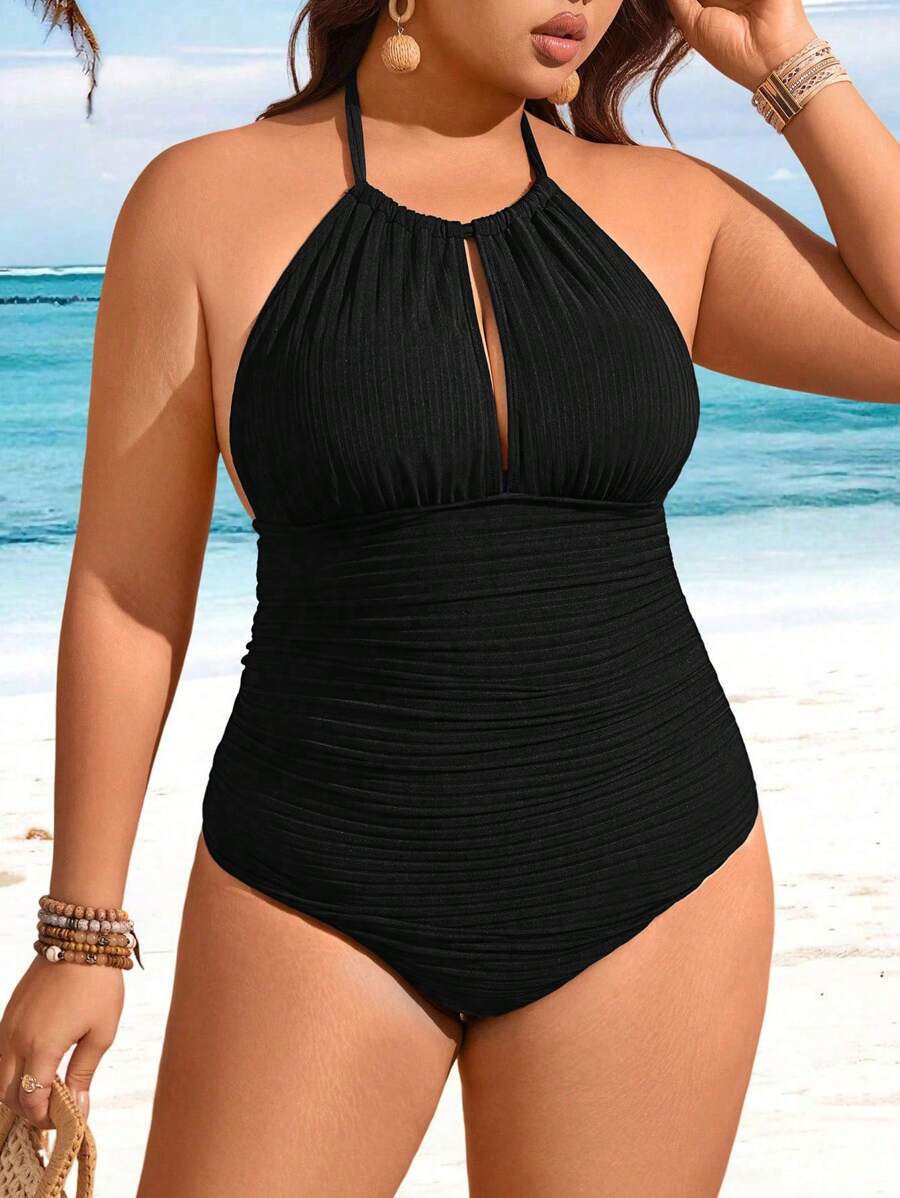 Costum de baie întreg SHEIN, negru