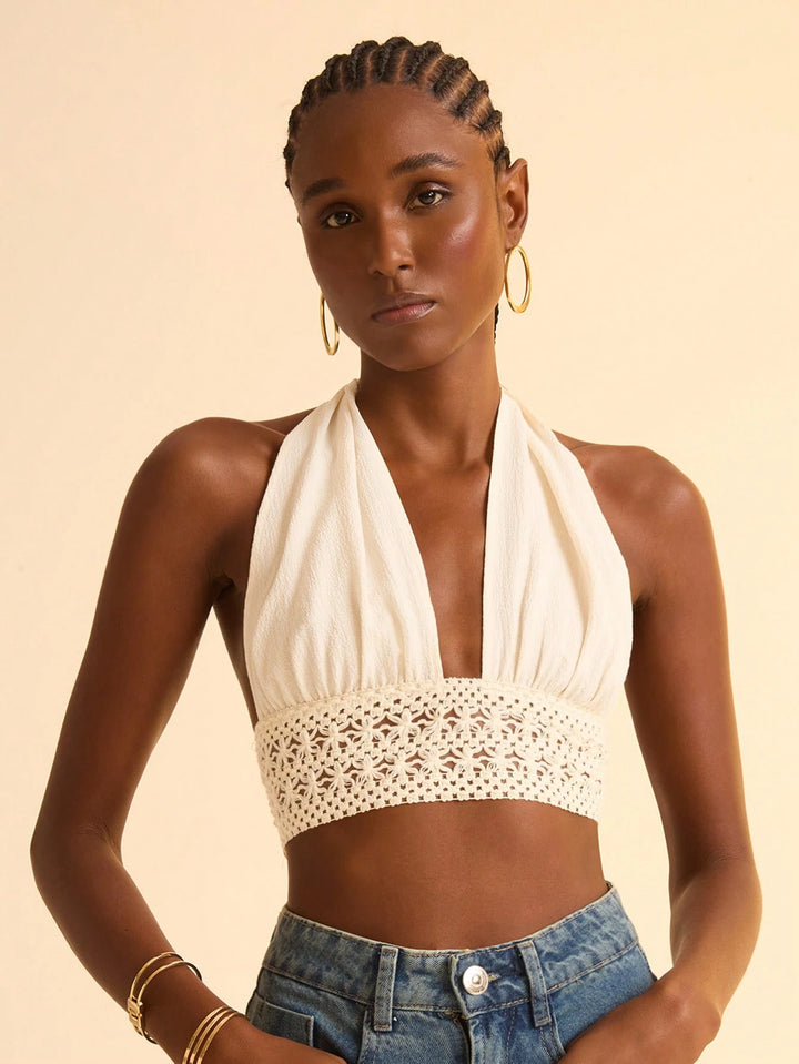 Top SHEIN, crem