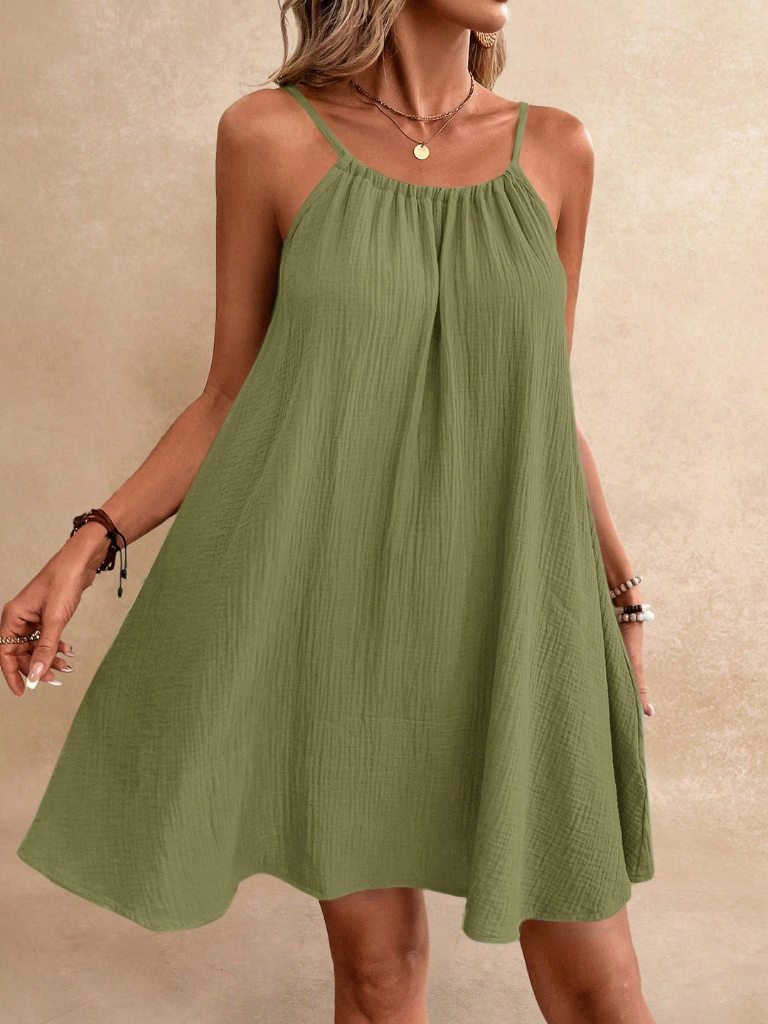 Rochie mini SHEIN, verde