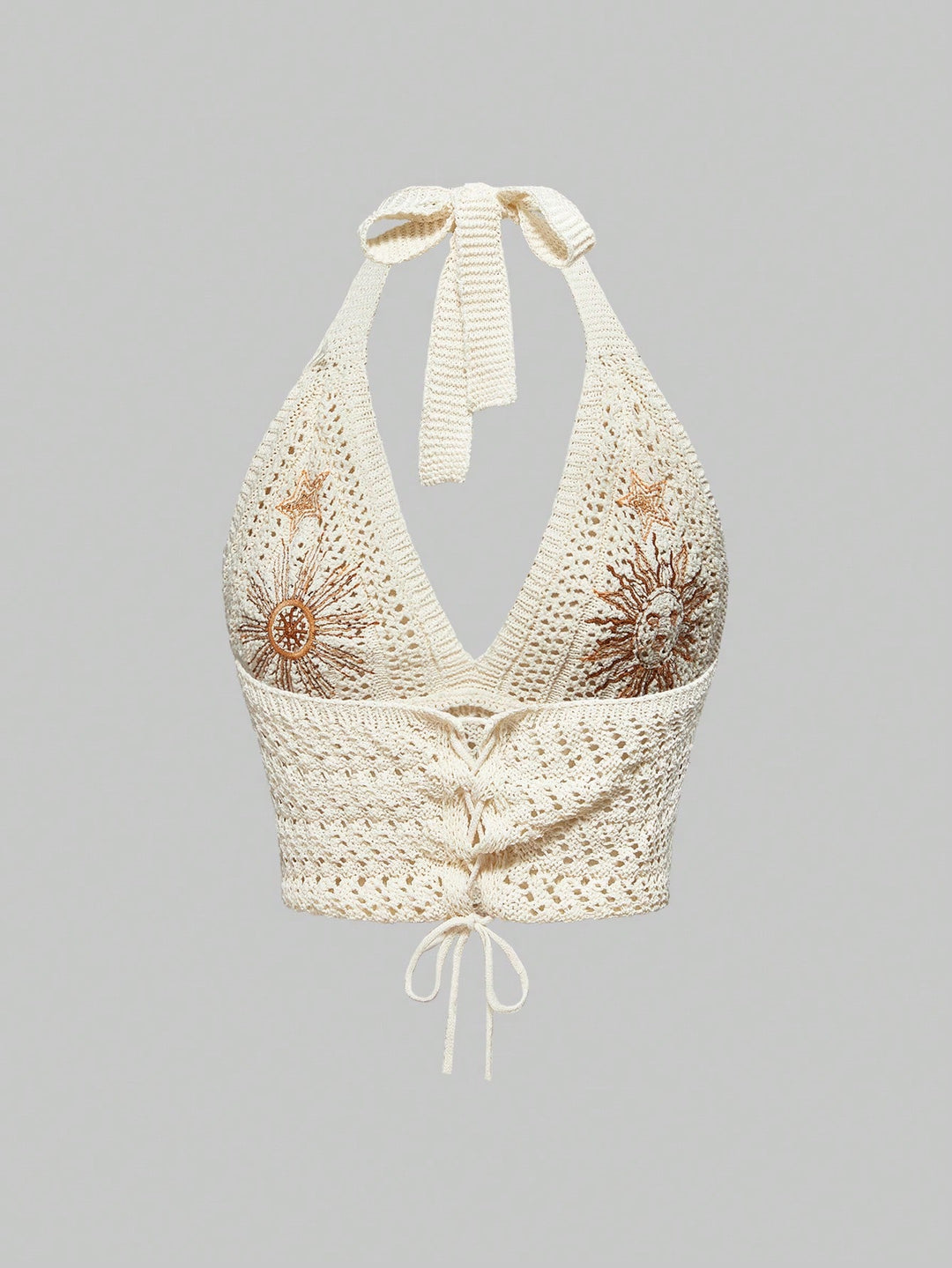 Top tricotat SHEIN, bej