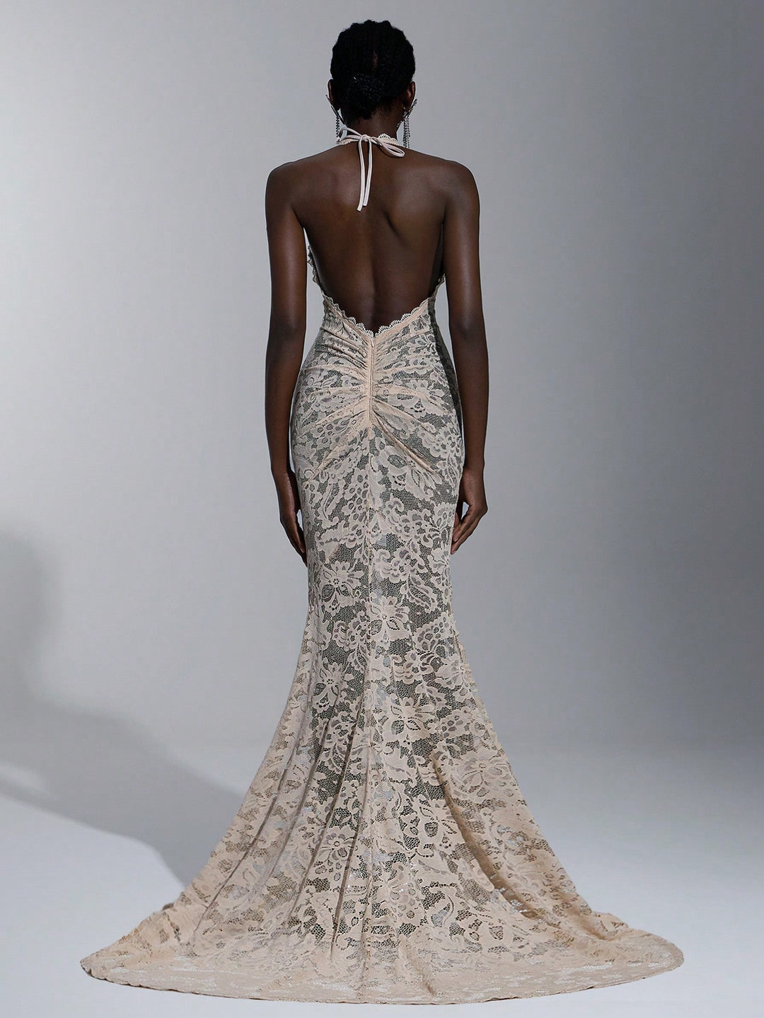 SHEIN maxi ruha, bézs