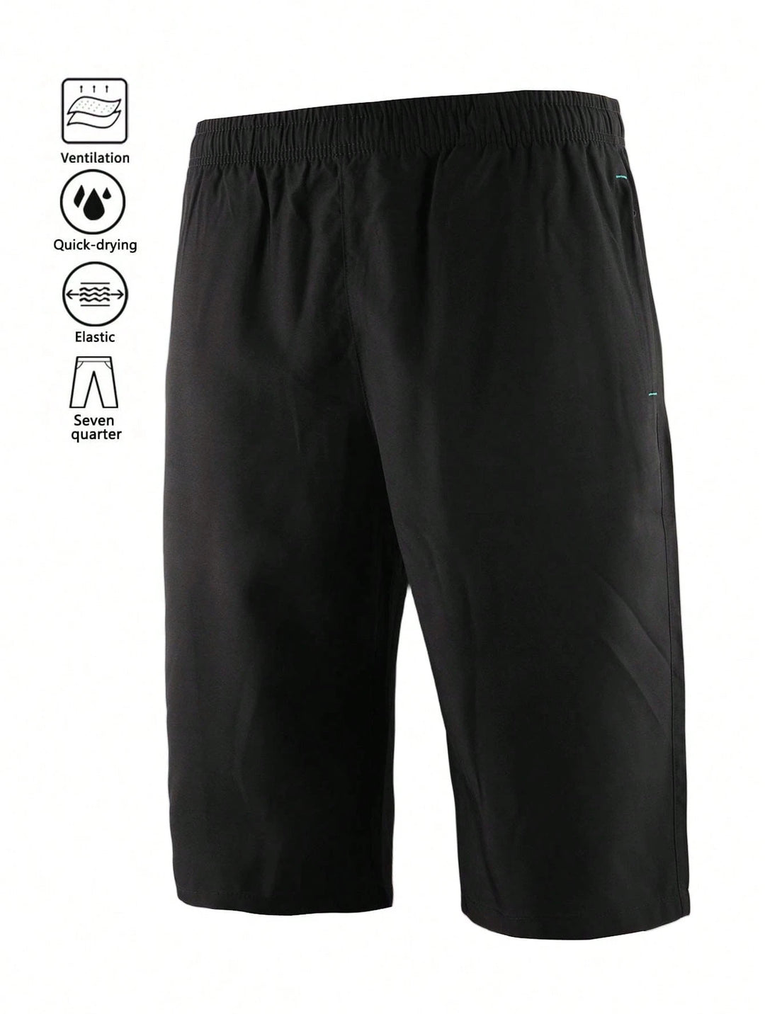 Pantaloni scurți SHEIN, negru