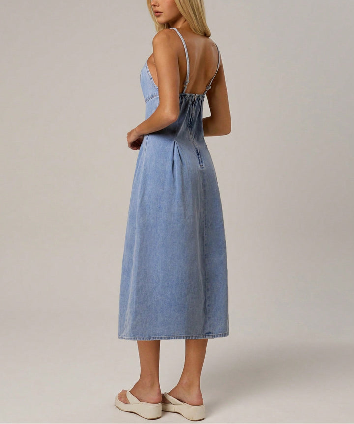 Rochie midi SHEIN, albastru