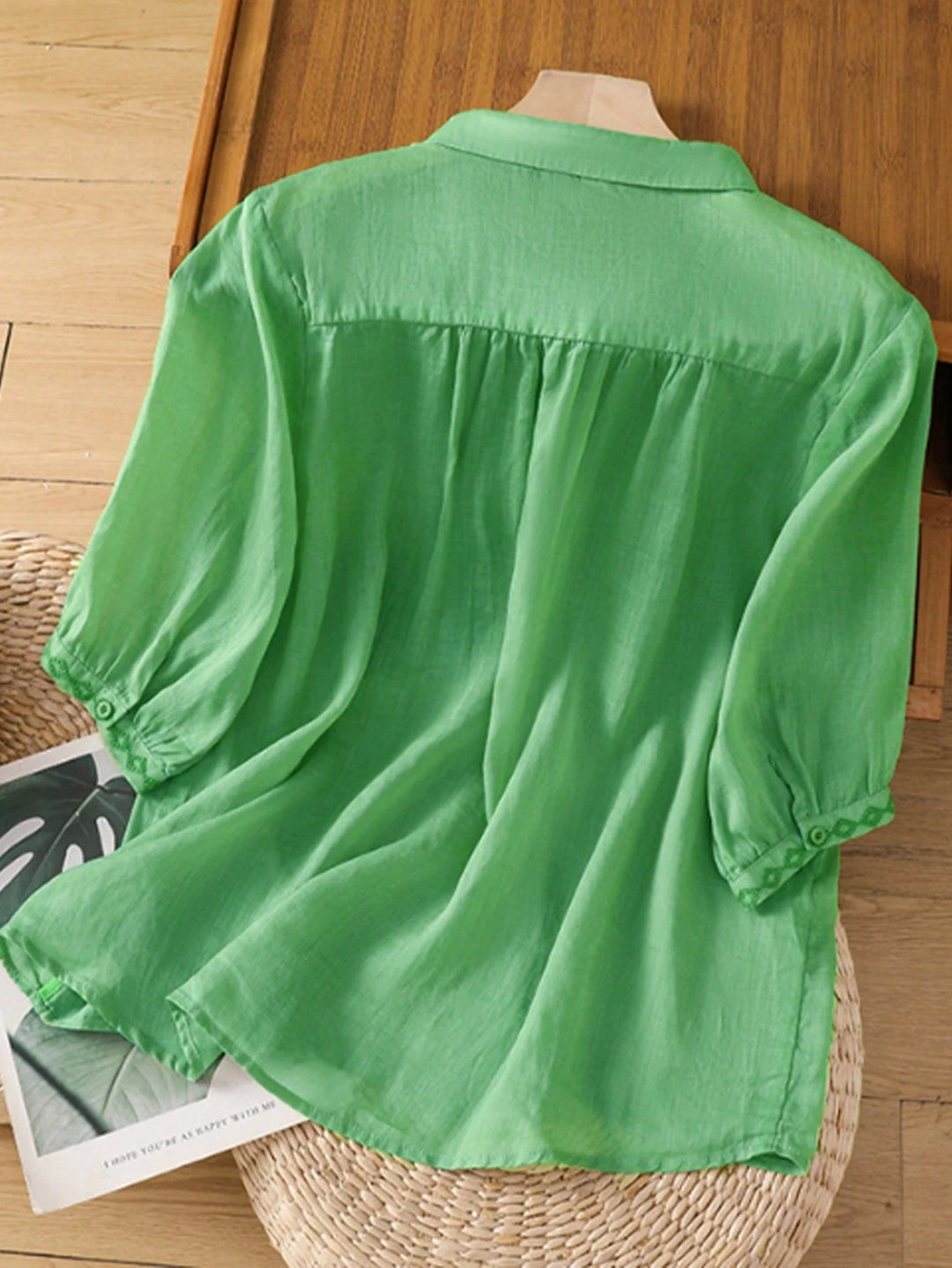 Cămașă SHEIN, verde