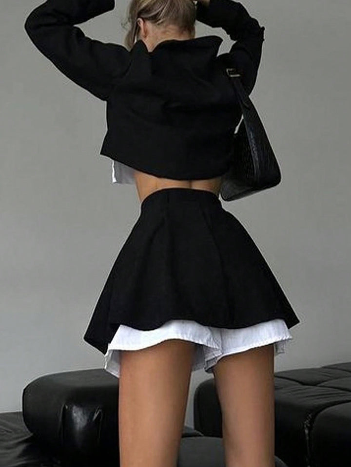 Pantaloni scurți SHEIN, negru