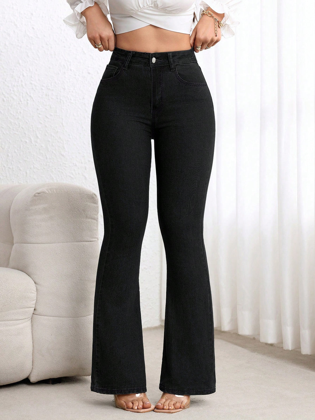 Jeans SHEIN, negru