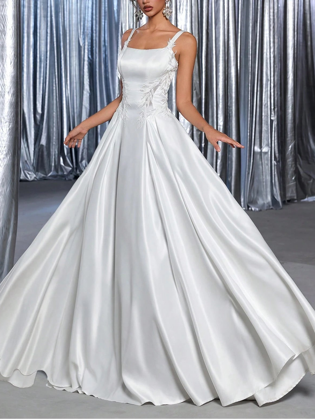 Rochie de ocazie și bridal Shein, alb