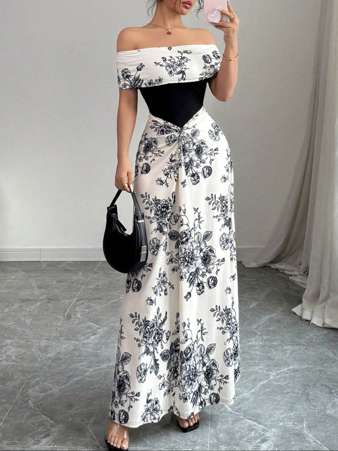 Rochie maxi SHEIN, mix culori
